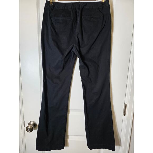 BODEN Black Classic Straight Boot Casual Trousers Pants 30" Inseam SZ 12R - Picture 2 of 10